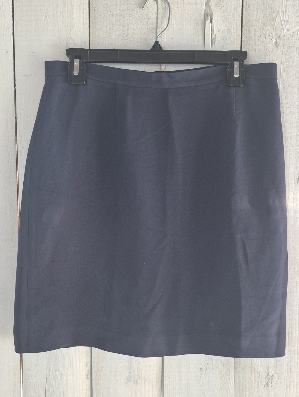 Casual Corner Dark Navy Straight Pencil Skirt
